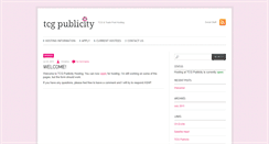 Desktop Screenshot of hosting.tcg-publicity.com